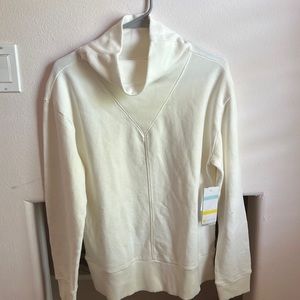 BRAND NEW W TAGS — Zella white high neck sweater